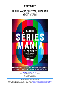 press kit - Forum des images