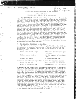 Metrics and morphophonemics in the Kalevala