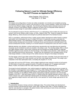 Following Nature`s Lead for Ultimate Design