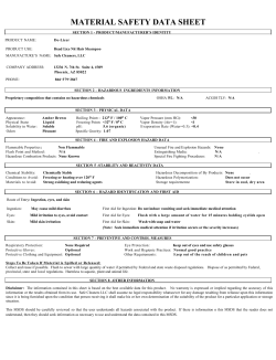 material safety data sheet