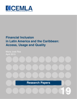 Access, Usage and Quality