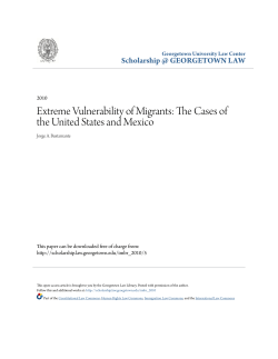 Extreme Vulnerability of Migrants: The Cases of the United States