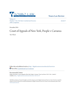 Court of Appeals of New York, People v. Carranza