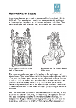 Info sheet Pilgrim badges