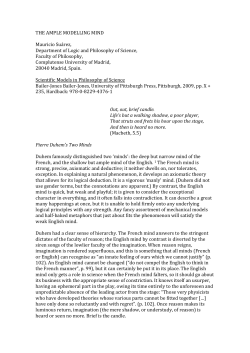 the ample modelling mind - Philsci-Archive