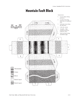 Mountain Fault Block - Utah Education Network