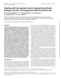 Dealing with the genetic load in bacterial - e