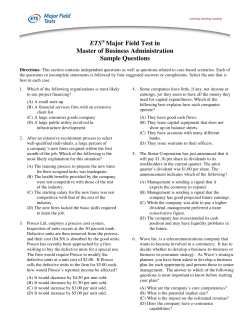 Sample Questions