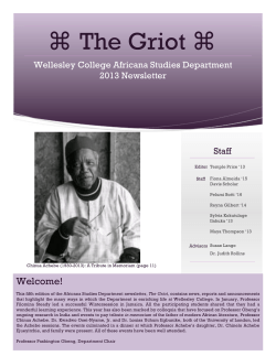 2013 - Wellesley College