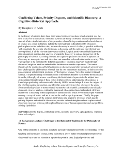 Conflicting Values, Priority Disputes, and Scientific Discovery: A