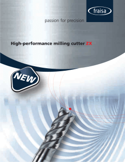 High-performance milling cutter ZX