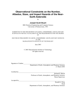 Observational Constraints on the Number, Albedos, Sizes, and