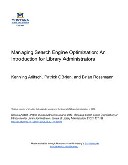 Managing-SEO_2013-10-05 - ScholarWorks