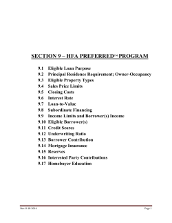 Section 09 HFA Preferred Program Rev 8-18-16 Highlighted