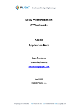 Delay Measurement