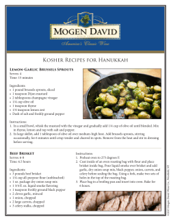 Kosher Recipes for Hanukkah
