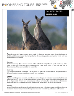 country facts australia