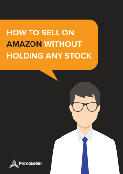 How to sell on amazon without holding stock