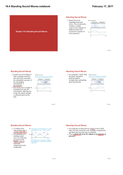 16.4 Standing Sound Waves.notebook