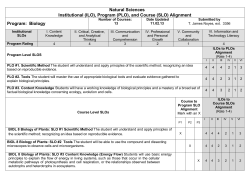 and Course - El Camino College