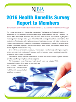 2016 Health Benefits Survey