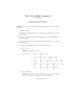 MAC 2312-15931–Calculus II