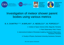 Investigation of meteor shower parent bodies using various metrics