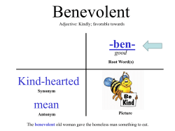 Benevolent
