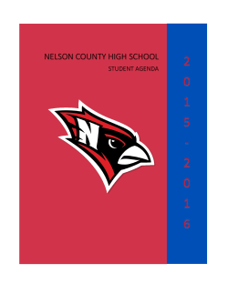 Handbook 7x9 2015 2016 - Nelson County High School
