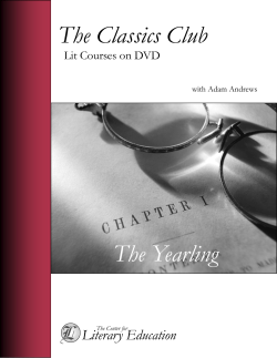 The Classics Club The Yearling