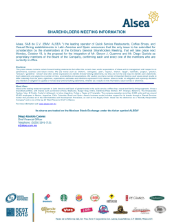 Ordinary Shareholders Meeting Documents