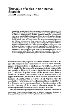 Spanish - CiteSeerX