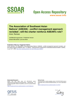 The Association of Southeast Asian Nations` (ASEAN)