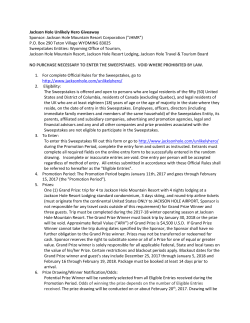 Official Rules - Jackson Hole Mountain Resort