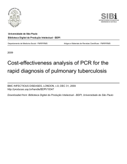 Cost-effectiveness analysis of PCR for the rapid