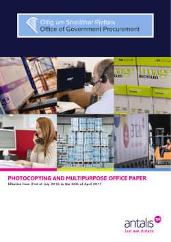 photocopying and multipurpose office paper