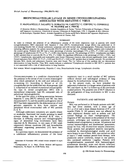 BRONCHOALVEOLAR LAV AGE IN MIXED