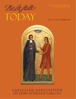 De La Salle Today, Summer 2011 - Christian Brothers Conference