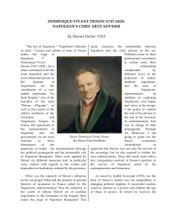 DOMINIQUE-VIVANT DENON - International Napoleonic Society