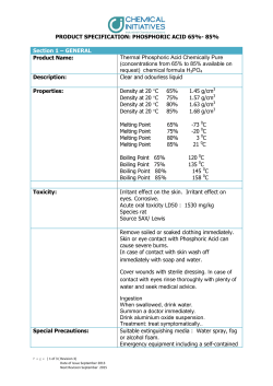 Thermal Phosphoric Acid 65%