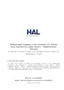 Multipronged mapping to the dynamics of a barium atom - Hal-CEA