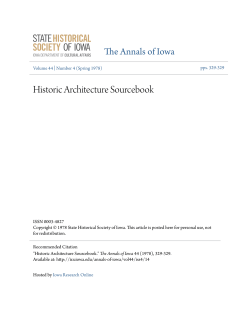 Historic Architecture Sourcebook