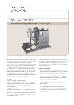 Alfa Laval CIP 800L