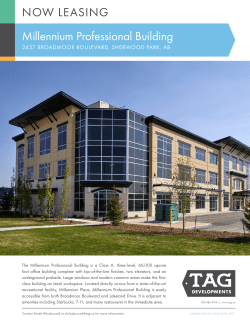 Millennium Professional Building NOW LEASING