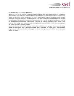 Ian Strickland, Research Scientist, MedImmune I