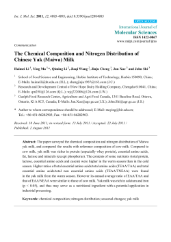 The Chemical Composition and Nitrogen Distribution of Chinese