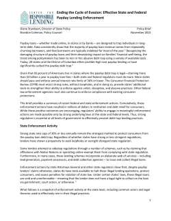 Ending the Cycle of Evasion - Center for Responsible Lending