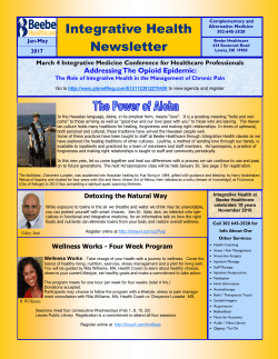 Integrative Health Newsletter