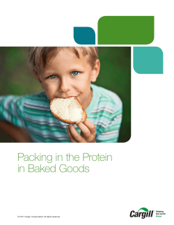 Packing in the Protein in Baked Goods