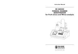 HI 84533 - Hanna Instruments